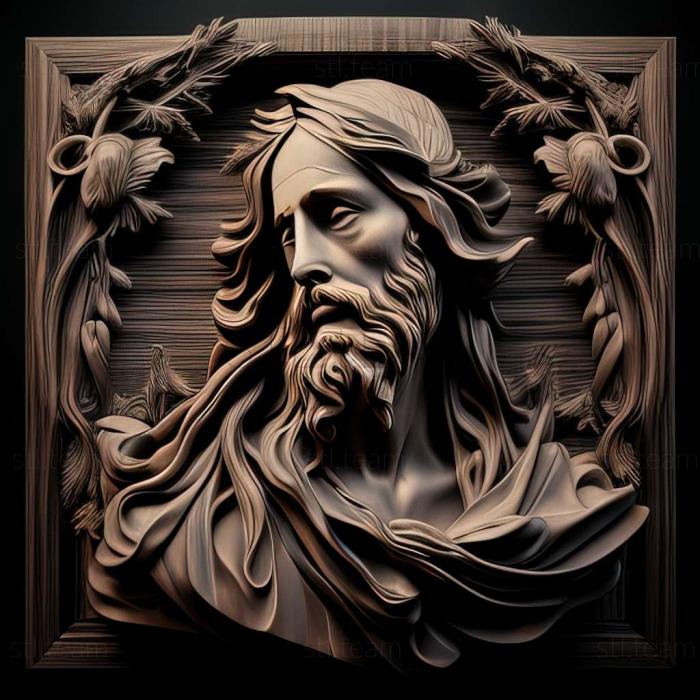 3D model jesus (STL)